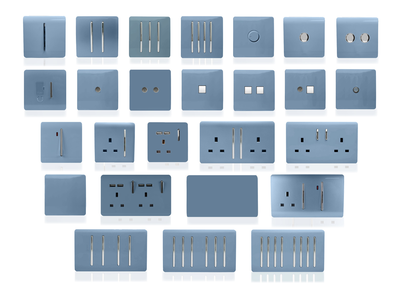 Sky Wiring Accessories Trendi Decorative Screwless